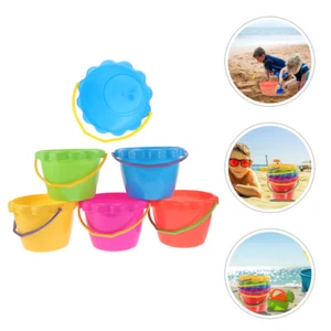 6 Pcs Strandeimer Baby Wassereimer-Spielzeug Spielzeugeimer Für Den - Bild 1 von 12