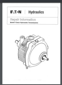 Eaton 11 Hydrostatic Transmission Service Manual year 1982 22 pages comb bound - Picture 1 of 1