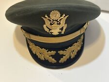 US Military ARMY Dress Officer Gold Trim Visor WOOL  Corp Engineers Essayons