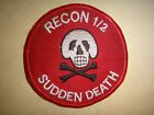 Vietnam War US 1st Battalion 2nd Infantry Regiment RECON 1/2 SUDDEN DEATH Patch