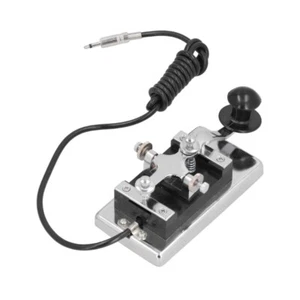 Morse Key DIY Telegraphing Key Shortwave Radio Communication Teaching Hand - Zdjęcie 1 z 8