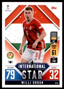 Topps Match Attax 101 Nations League 2022 - Willi Orbán Hungary No. IS42 - Picture 1 of 2