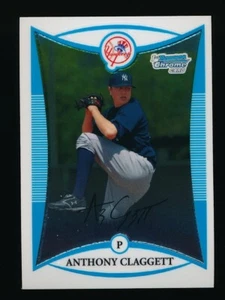 2008 Bowman Chrome Prospects #BCP12 Anthony Claggett NY Yankees - Bild 1 von 2