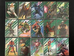 2022 Fleer Ultra Avengers Green Foil Base Card You-Pick-Em - Picture 1 of 63