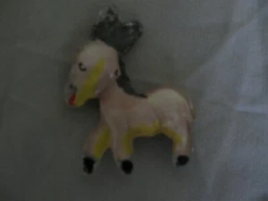 Vintage 50er Jahre Reverse Painte Esel Brosche/Anstecknadel - Bild 1 von 2