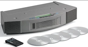 Bose Acoustic Wave II Music System Multi-Disc 5 CD Changer Titanium Silver - Foto 1 di 1