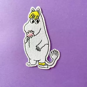 TOPPA APPLICATA EFFETTO RETRO MOOMIN SNORKMAIDEN RICAMATO FERRO DA CUCIRE SU - Foto 1 di 1