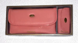 Vintage Pink Checkretary and Key Case OPEN BOX NEW NEVER USED - Bild 1 von 8