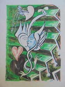 Bottari, Lorenzo Maria (1949- ). The Lovers. Lithograph. Signed & dated. - Picture 1 of 1