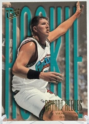 1996 Fleer Ultra Rookie RC Bryant Reeves Big Country Vancouver Grizzlies #284 - Image 1 of 2
