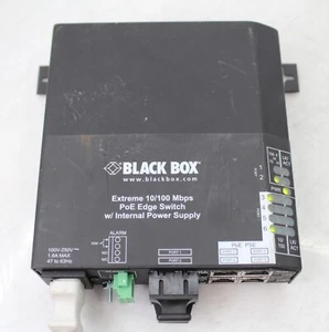 Black Box LPH240A-P-2SC Hardened PoE PSE Switch 4 Port - Picture 1 of 4