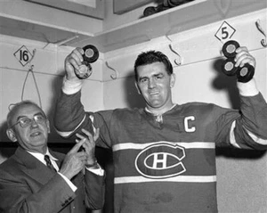 Maurice Rocket Richard Montreal Canadiens 8x10 Photo - Picture 1 of 1