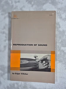 Reproduction of sound: Edgar Villchur. Dover Pub. 11965 - Imagen 1 de 7