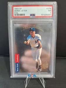 Derek Jeter Rookie 1993 SP Foil #279 RC Card MLB New York Yankees PSA 7 - Picture 1 of 2
