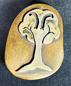 Baumnadel Silber auf Messing 1,5 Zoll lang - Bild 1 von 2