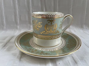 Wedgwood - Sage Green Columbia - Coffee Cup & Saucer - Picture 1 of 5