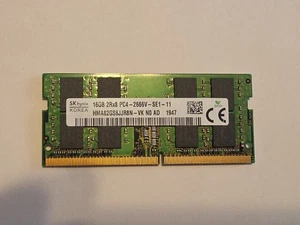 SK Hynix 16GB 2Rx8 PC4-2666V- SE1-11 SODIMM Laptop RAM - Picture 1 of 2