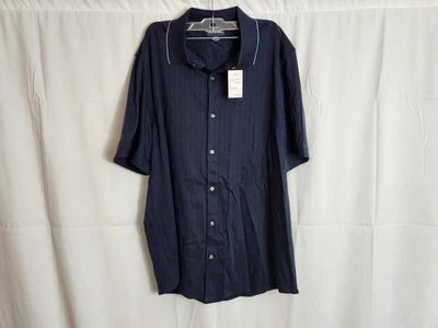 Joseph Abboud ~ 男式现代版型短袖 Polo 衫蓝色 ~ XLT 码 ~ 全新带标签 — 第 1/4 张图片