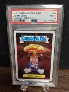 Adam Bomb 2013 Garbage Pail Kids GPK CHROME Series 1 #8A PSA 9 MINT TOPPS - Picture 1 of 2