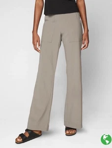 Pantalón cargo Athleta Chelsea pierna ancha asfalto claro talla 6 #792454 fluido UPF 50+ NUEVO CON ETIQUETAS - Imagen 1 de 9