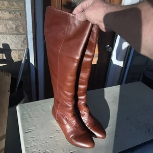 Emu "Dalma" Leder Kniehohe Stiefel 100% Merinowolle Futter Wm's Gr. 9M - Bild 1 von 11