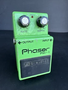 Pedal efecto vintage BOSS PH-1R Phaser hecho en Japón 1981 etiqueta negra ACA - Imagen 1 de 8