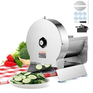 VEVOR Electric Vegetable Slicer, 0-0.5"/0-12mm Thickness Adjustable Commercial S - Picture 1 of 1