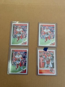 Tarjetas de Patrick Mahomes II 4-2018, segundo año Kansas City Chiefs - Imagen 1 de 2