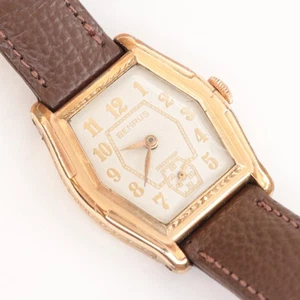 Benrus Wristwatch Vintage Men's 7 jewel Model M 14k goldfilled - XC263 - Picture 1 of 8