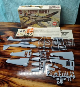 1978 Airfix 1/72 Fairey Battle  Model Kit Series 3 #030302-6 Open Box - Picture 1 of 15
