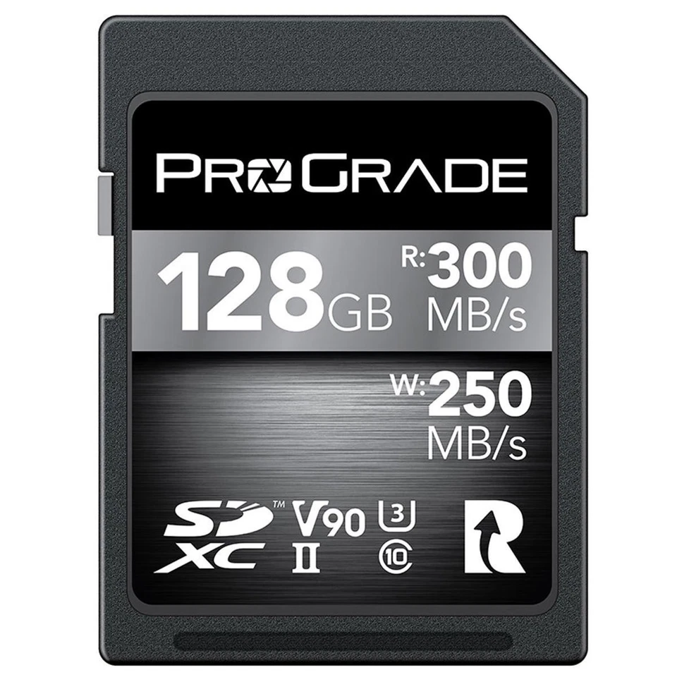 Tarjeta de memoria Prograde Digital 128 GB SDXC UHS-II U3 Clase 10 V90 Cobalto Foto 1 de 1
