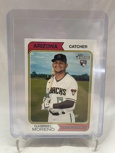 2023 Topps Heritage Mini 82/100 Gabriel Moreno #355 Rookie RC Diamondbacks - Bild 1 von 3