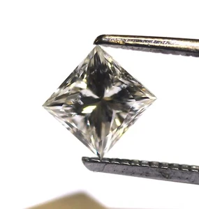 GIA certified loose 1.50ct I1 K princess cut diamond vintage antique Natural - Picture 1 of 10
