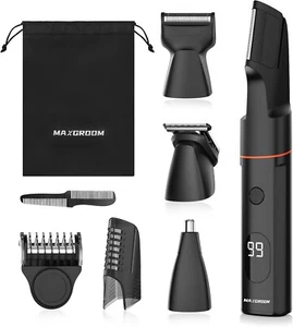 Manscape Body Hair Trimmer for Men, All-in-One Waterproof Pubic Groin & Ball Tri - Picture 1 of 8