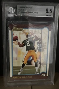 Aaron Brooks RC BGS 8.5: 1999 Bowman Chrome Gold Rookie Card Gisto #199. 41/99 - Picture 1 of 2