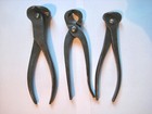 3 alte Beißzangen Kneifzange Schmiedeeisen Werkstatt Deko Vintage Tool Pincers