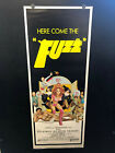 Oryginalny 1972 HERE COME THE FUZZ Plakat filmowy 14 x 36 YUL BRYNNER / B REYNOLDS