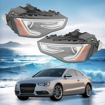 Xenon/HID Headlight For 2013-2017 Audi A5 S5 Headlamps Non-AFS Left+Right Side - Image 1 of 4