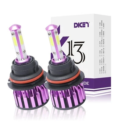 2x 9004 HB1 LED Headlight Bulbs High Low Beam Kit Super Bright 1000000LM 10000K - Image 1 of 4