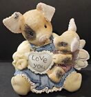 This Little Piggy I'Ll Love You 'Til Pigs Fly Pig Figurine Mary Rhyner/Enesco