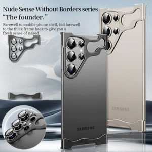 ShockProof Frame Case For Samsung S24 S23 Ultra Plus Aluminum Metal Bumper Cover - Picture 1 of 13
