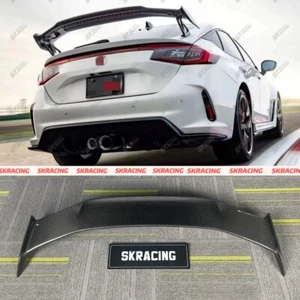 Carbon Fiber For 2023+ Honda Civic Hatchback FL5 Type-R Rear Trunk Spoiler Wing - Picture 1 of 45