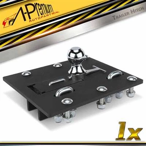 Over Bed Folding Ball Gooseneck Trailer Hitch for Ford F-150 80-12 F-350 F-250 - Picture 1 of 8