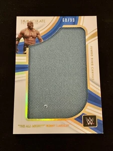 2023 Immaculate WWE - Bobby Lashley Jumbo Ring Canvas /99 From 2023 Backlash - Picture 1 of 2