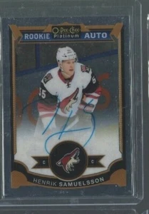 2015-16 O-Pee-Chee Platinum #164 Henrik Samuelsson F AUTOGRAPH RC - Bild 1 von 1