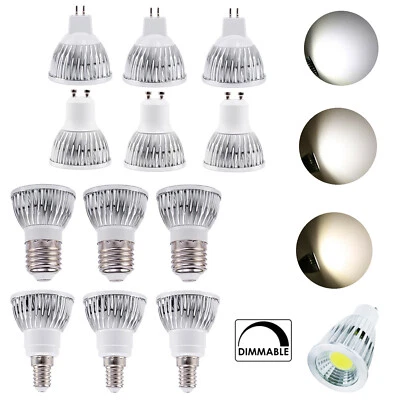 Dc24v Led Cob Spotlight 3000k 4000k 6000k Spot Bulb Dimmable Light Bulbs 6w/12w - Image 1 of 4
