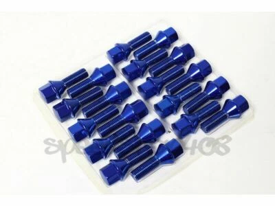 Z RACING 28mm Blue Lug Bolts 12X1.5MM FOR BMW Z3 Z4 Z8 Replacement Cone Seat Foto 1 de 3