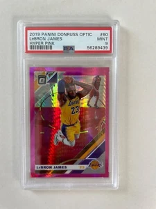 2019-20 Panini Donruss Optic - Lebron James #60 Hyper Pink PSA 9 - Bild 1 von 2