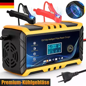 KFZ intelligentes Batterieladegerät 12V 6A Auto Motorrad Akku Batterie Ladegerät - Bild 1 von 14