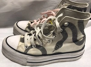 Converse All Star  Eras / Taylor / Snake /High/  Size Us6 W/M4/23 Cm - Picture 1 of 16